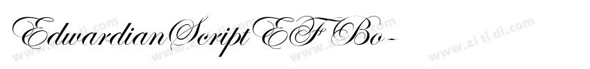 EdwardianScriptEF Bo字体转换 EdwardianScriptEF Bo字体转换